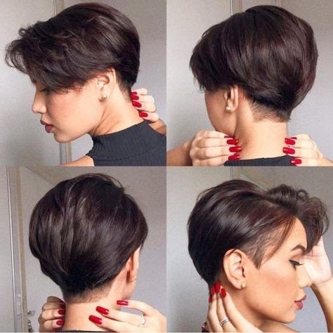 Short Hair Undercut Women, Under Cut Pixie, Short Hair Undercut, Shot Hair Styles, Short Straight Hair, Undercut Hairstyles, Haircut For Thick Hair, Short Hair Haircuts, Short Hair With Bangs