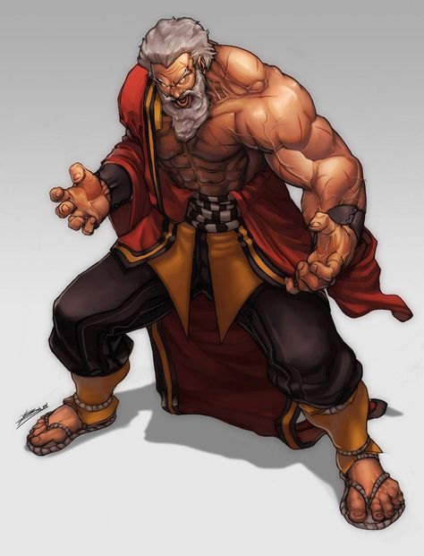 Old angry man by Brolo on DeviantArt Mha Style, Angry Man, Old Monk, Male Character, Martial Artists, Man Character, Martial Artist, Fantasy Warrior, Character Design Male