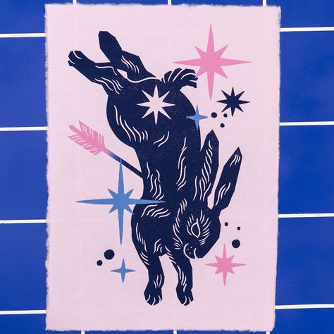 NEWS - 1. Hare Lino print now available on Etsy! 2. The SALE of my online course for linocut beginners ends in a few hours! Be quick if you want to start your OWN art works with linoleum 😍 If YOU want to learn to print with multiple colors, then join my online course! Not only will I show you all the basics of linocut, but I’ll also explain step by step how to create a design with multiple blocks. Printing on fabric is now also included. 👚 It’s a really comprehensive course and it’s on SALE... 2 Color Lino Print, Beginner Linocut, Linoleum Block, Lino Print, Linoleum, Online Course, Beauty Supply, Linocut, The Basics