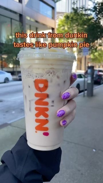 Sarah Margaret on Instagram: "You will love this dunkin pumpkin pie drink 🤌🏼 🎃 #dunkin #dunkincoffee #dunkindonutscoffee #pumpkinpie #pumpkinpiedrink #dunkindrinks #dunkinforever #coffee #coffeetime #coffeetiktok" Pumpkin Pie Drink, Pumpkin Drinks, Dunkin Donuts Coffee, Food Goals, Drink Menu, Starbucks Drinks, Coffee Time, Pumpkin Pie, Iced Coffee