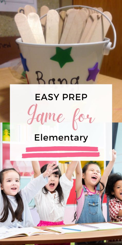 Check out this easy prep game idea to review skills with your elementary classroom! You can use this game to practice different math, literacy, and even phonics skills. Use this with a whole group or small group idea to differentiate instruction. See how to make and play this exciting game here today! Kindergarten Readiness Activities, Fun Classroom Games, Teaching Letter Sounds, Reading Foundational Skills, Syllables Activities, Writing Cvc Words, Phonemic Awareness Activities, Kindergarten Language Arts, Kindergarten Readiness