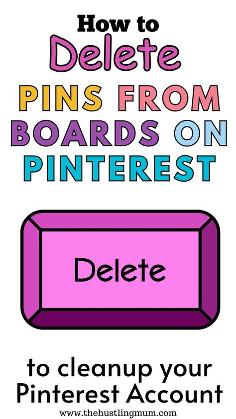 Delete Saved Pins from Pinterest Boards How To Use Pinterest For Beginners, How To Remove Pins From Pinterest, How To Organize Pinterest Boards, How To Delete Messages On Pinterest, How To Delete A Board On Pinterest, How To Delete Pins, How To Delete Saved Pins On Pinterest, How To Delete Pins From My Board, My Saved Pins Boards