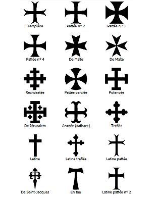 Medieval Symbols Design, Cross Types, Templar Symbols, Types Of Crosses, Knights Of Templar, Knights Templar Symbols, Templar Shield, Temple Knights, Roman Catholic Art