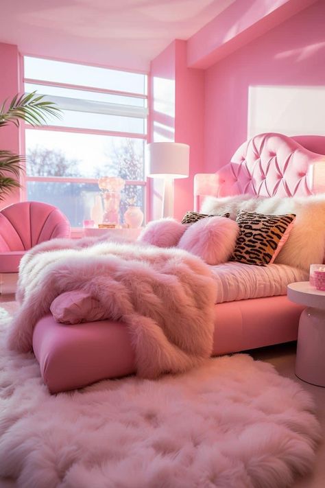 Luxury Room Bedroom, Pink Bedroom Decor, Barbie Room, Pink Room Decor, Dream Apartment Decor, Dekorasi Kamar Tidur, Pink Bedrooms, Bilik Tidur, Cute Bedroom Decor