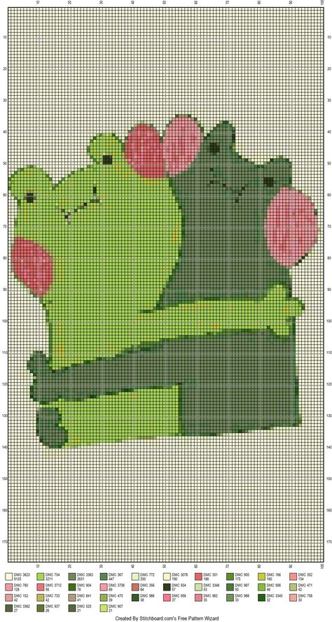 Cross Stitch Patterns Frogs, Frog Tapestry Crochet, Crochet Plant Hanger, Plaid Crochet, Graph Crochet, Quick Crochet Patterns, Crochet Frog, Pixel Crochet, Pixel Art Grid