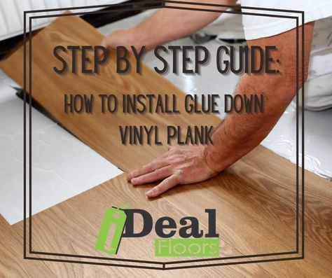 How to Install Glue Down Vinyl Plank How To Lay Vinyl Plank Flooring, Vynil Plank Flooring, Vinyl Plank Flooring On Stairs, Construction Knowledge, Plank Flooring Diy, Glue Down Vinyl Plank Flooring, Flooring On Stairs, How To Install Vinyl Plank Flooring, Diy Glue