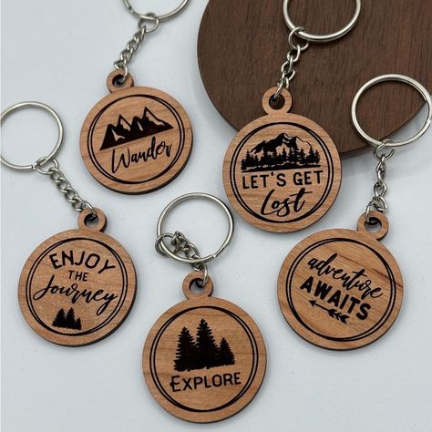 Wooden keychain ideas