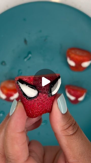 Spider Man Themed Food, Spider Man Birthday Party Ideas, Spider Food, Spiderman Theme Party, Strawberry Cream Cheese Frosting, Strawberry Season, Spiderman Birthday Party, Feather Tattoo Design, Themed Food