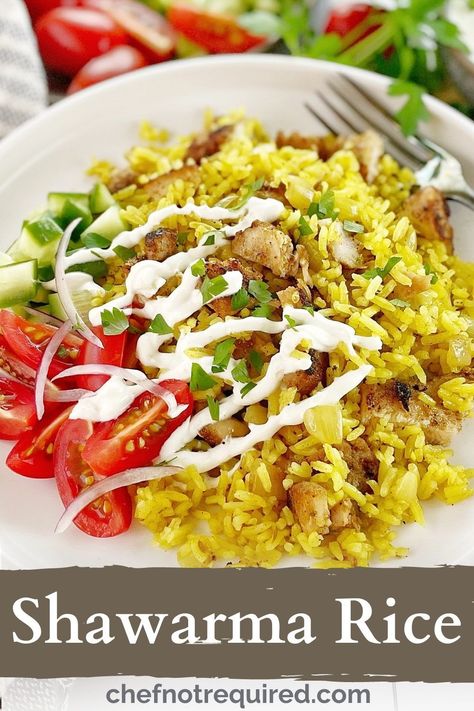 Swarma Chicken Shawarma Sides, Sides For Shawarma, Chicken Swarma Ideas, Schwarma Side Dish, Schwarma Sauce Recipe, Chicken Shawarma And Rice, Swarma Chicken And Rice, Sides For Chicken Shawarma, Schwarma Chicken Bowls