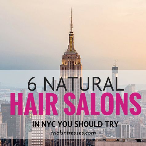 Sometimes we can't DIY our natural hair care, and thats when we must turn to the professionals. Here are the 6 Natural Hair Salons in NYC You should try. Nyc Hair Salon, Natural Hair Salon, Curls Braids, Natural Hair Salons, Curls Hair, Nassau County, Hair Salons, Natural Hair Tips, Business Organization