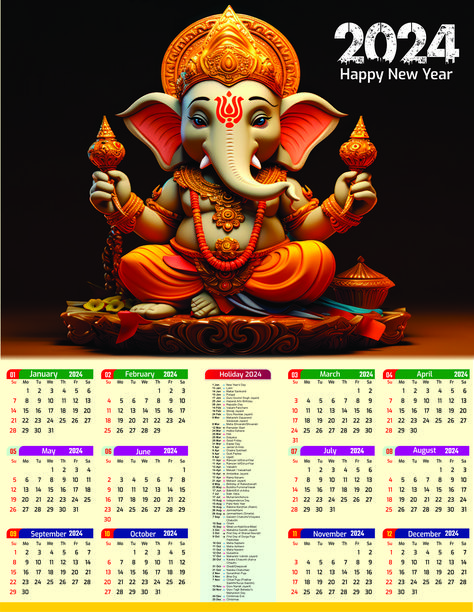 Calender 2024 with Holidays With Photo editable 2024 Calender Design, Calender 2024 Designs, Tamil Calendar, Psd Free Photoshop, Jeep Photos, Black Hd, Business Brochure Design, Youtube Banner Backgrounds, Durga Painting