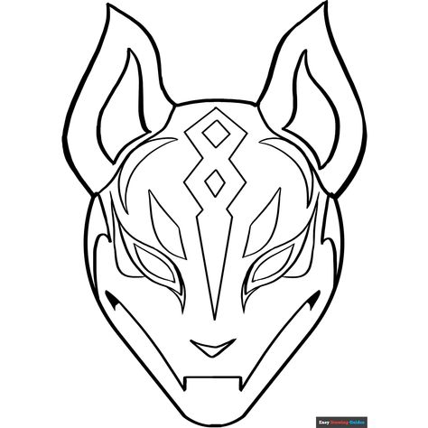 Free Drift Mask from Fortnite Coloring Page for Kids Minecraft Coloring Pages, Mario Coloring Pages, Free Printable Games, Popular Cartoons, Coloring Pages For Boys, Printable Coloring Sheets, Drawing Tutorial Easy, Coloring Tutorial, Drawing Easy