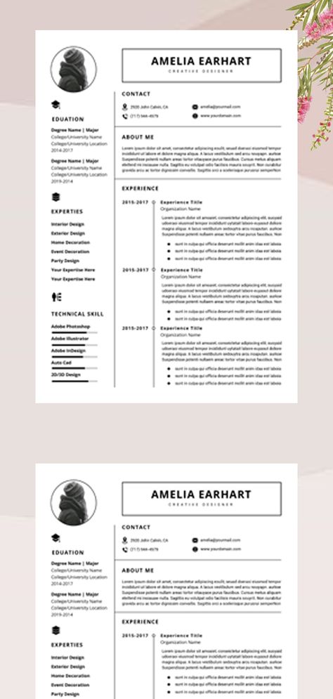 Accountant Cv, Free Cv Template, Professional Cv Design, Cv Layout, Simple Cv Template, Cv Design Professional, Simple Cv, Cv Template Download, Templates Simple