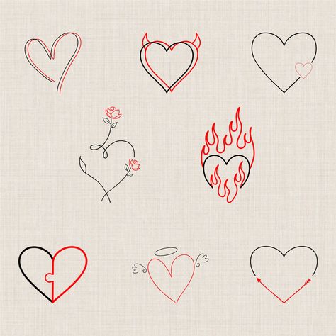 Tattoo idea designs Small Heart Design Tattoo, Valentine Tiny Tattoo, Small Valentine Tattoos, Valentines Flash Tattoo Ideas, Valentines Day Tattoo Ideas, Small Valentines Tattoo, Heart Simple Tattoo, Vday Tattoo, Flash Tattoo Heart