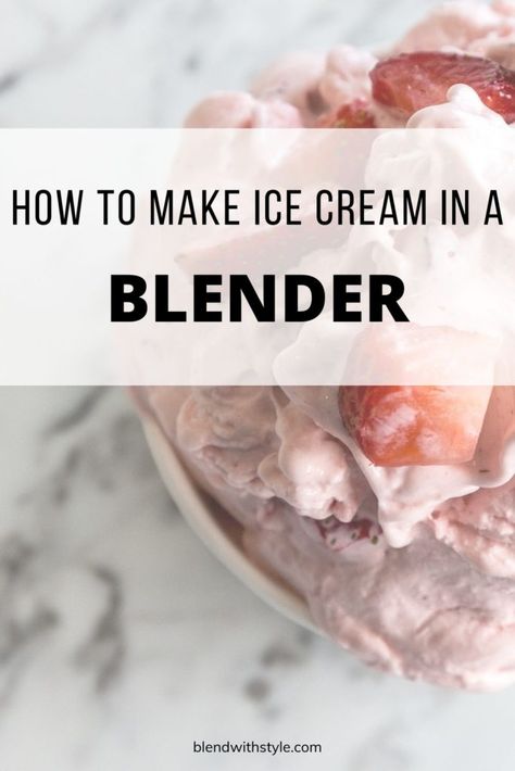 Vitamix Vanilla Ice Cream, Healthy Blender Ice Cream, How To Make Ice Cream With A Blender, Blender Ice Cream Recipes 3 Ingredients, Homemade Ice Cream Blender, Homemade Ice Cream In Blender, How To Make Ice Cream In A Ninja Blender, Immersion Blender Ice Cream, Food Processor Ice Cream Recipes