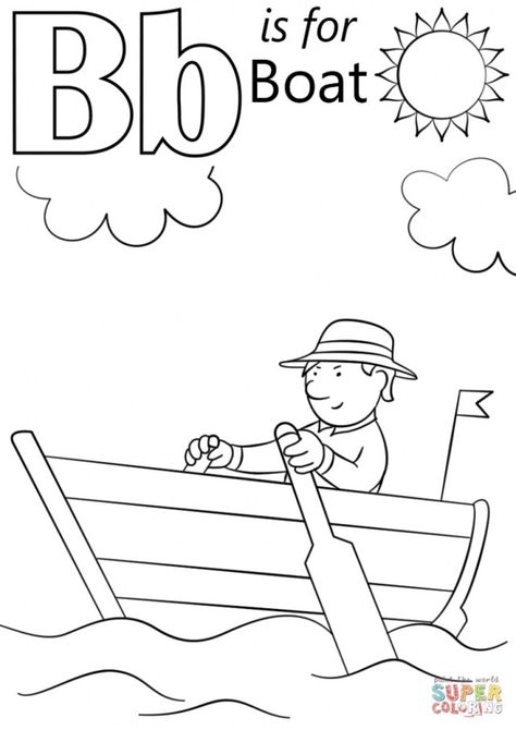 27+ Inspired Picture of B Coloring Page B Coloring Page Letter B Is For Boat Coloring Page Free Printable Freizeit Job #coloringpages #coloring Letter B Crafts For Preschoolers, Abc For Toddlers, Boat Coloring Page, Aa Letter, Letter B Coloring Pages, Letter A Coloring Pages, Letter B Worksheets, Coloring Letters, Alphabet Letter Crafts