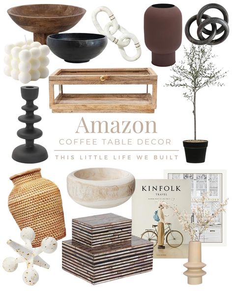 Amazon Influencer Home Decor, Amazon Decor Finds, Accessories For Home, Amazon Coffee, Amazon Favorites, Coffee Table Decor, Little Life, Amazon Home Decor, Home Inspo