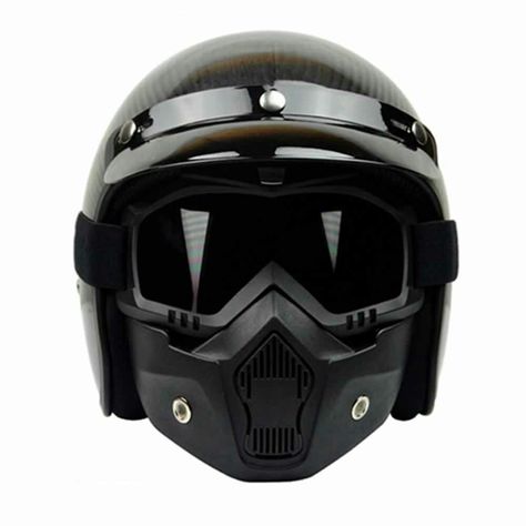 Helmet with full face protection. This is originally made for motorcyclists, however, it did give me ideas about making a helmet that included full face protection. I have decided I won't be taking that idea forward, as it doesn't resemble any real police practice and I am trying for authenticity. I will mean that SWAT do you gas masks and Balaclava style face covers, but these Balaclavas are used made of fabric and not plastic like on this helmet. Gas Mask Motorcycle Helmet, Balaclava Style, Exoskeleton Armor, Apres Ski Outfit, Moto Chopper, Motorcycle Mask, Full Face Motorcycle Helmets, Monster Mask, Gas Masks