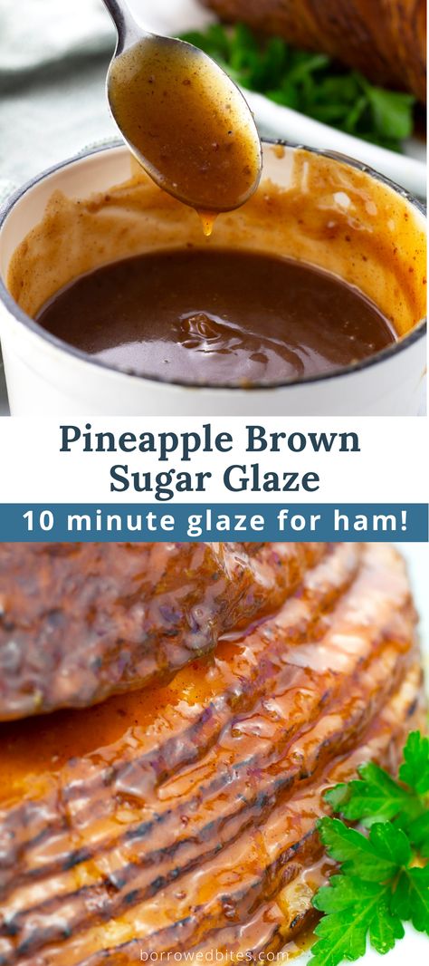 Ham Glazes With Pineapple, Brown Sugar And Honey Glaze For Ham, Honey Glaze For Ham Easy, Best Ham Glaze Recipe Pineapple, Pineapple Maple Glazed Ham, Pineapple Sauce For Ham Easy, Spiral Ham Glaze Recipe Pineapple Juice, Christmas Ham Glaze Recipe, Baked Ham With Brown Sugar Glaze