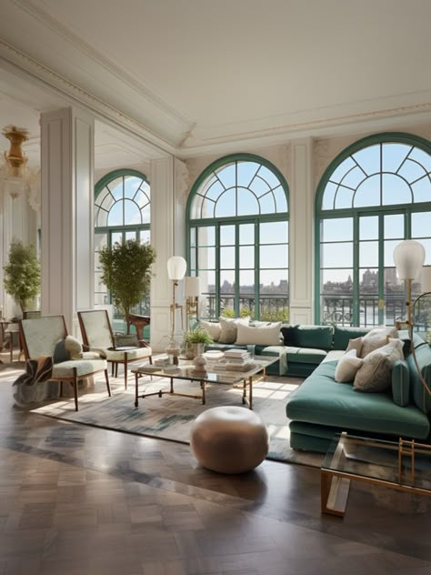 New York Townhouse Living Room, New York Hamptons Houses, Celebrity New York Apartment, Sleek Nyc Apartment, London Style Apartment, Ny Style Apartment, Modern Nyc Apartment Living Room, New York Living Room Aesthetic, New York Style Decor