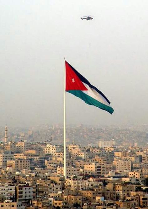 Amman capital city , jordan  Happy independence day {♡} Jordan Flag, Middle East Culture, Jordan Country, Jordan Royal Family, Couple Wallpaper Relationships, Country Backgrounds, Independance Day, Dog Photoshoot, Amman Jordan