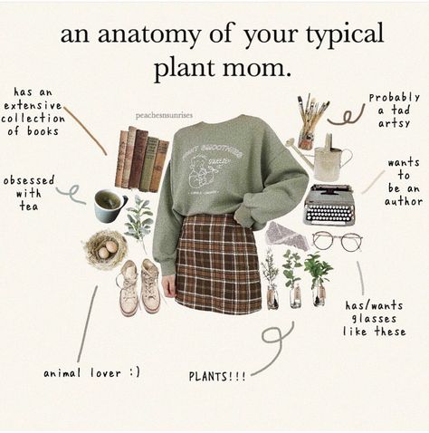 Botanist Aesthetic Outfit, Botanist Outfit, Artsy Plant Mom Aesthetic, Plant Mom Outfit, Plant Mom Aesthetic Outfit, Mom Aesthetic Outfit, Plant Mom Aesthetic, Niche Aesthetic, Mom Aesthetic