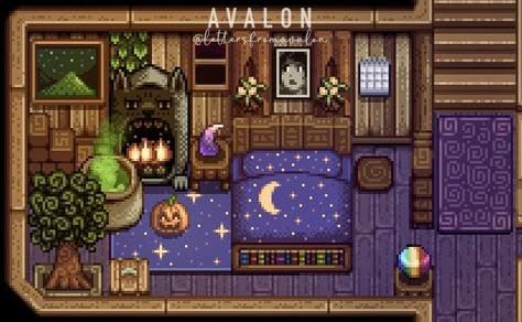 Stardew Valley House Decor Ideas, Krobus Stardew Valley, Stardew House, Stardew Mods, Stardew Farms, Stardew Valley Layout, Stardew Valley Tips, Stardew Valley Farms, Valley Game