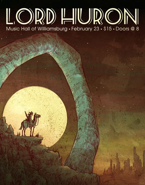 Lord Huron w/ Ali @kate lydon on June 21, 2013 Lord Huron, Gifts For Art Lovers, Gig Posters, Band Posters, Event Poster, New Poster, Unframed Art, Concert Posters, New Wall