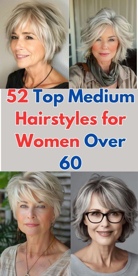 Short Haircuts For Fine Hair With Bangs, Short Layered Hair For Fine Hair, Medium Hair Styles For Women Over 50 Layered Bobs, Medium Length Bob For Fine Hair, Medium Length Hairstyles Fine Hair, Short Bob Hairstyles With Bangs Over 50, Volume On Top Haircut, Medium Length Hairstyles For Women Over 60 Fine Hair, Hair For Seniors Older Women