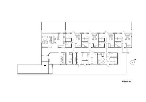 Birkimörk Halfway House Halfway House Design, Halfway House, Group Home, Home Design Plans, Psychiatry, Small Town, Architecture House, Iceland, Floor Plans