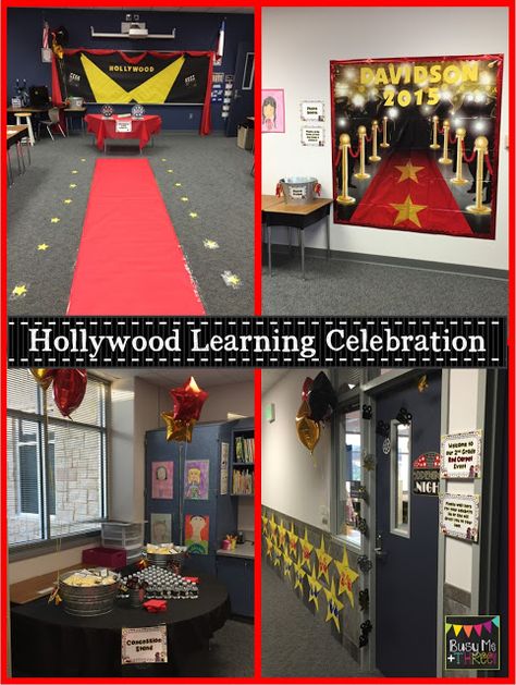 Red Carpet Literacy Night, Roll Out The Red Carpet Theme, Hollywood Theme Activities, Red Carpet Classroom Awards, Red Carpet School Theme, Red Carpet Classroom, Red Carpet Graduation, Kindergarten Awards, Hollywood Classroom