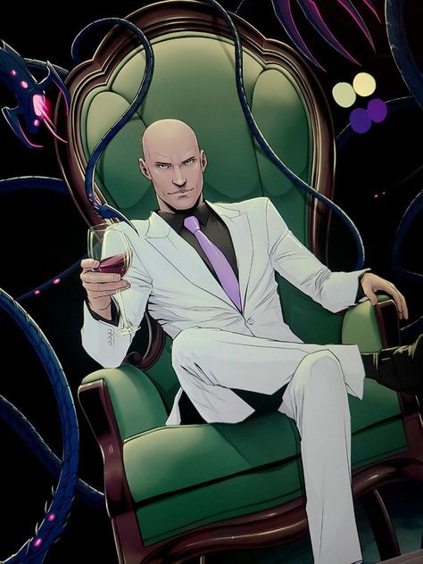 Lex Luthor Fanart, Lex Luthor Art, Lex Luthor Comic, Comic Villains, Lex Luthor, Teen Titans Go, Detective Comics, Smallville, Young Justice