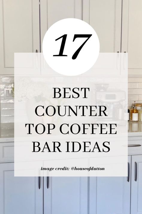 If you’re looking for the best countertop coffee bar ideas to make the most of your space, then you’ve come to the right place. This post is all about the best coffee bar ideas to jump-start your morning. 

see it all here:

https://byannabellerose.com/countertop-coffee-bar-ideas/ Coffee Bar Countertop Ideas, Countertop Coffee Bar Ideas, Countertop Coffee Bar, Coffee Station Ideas Countertop, Coffe Bar Decor, Built In Coffee Bar, Countertop Decor Ideas, Coffee Bar Ideas Kitchen Counter, Best Countertops