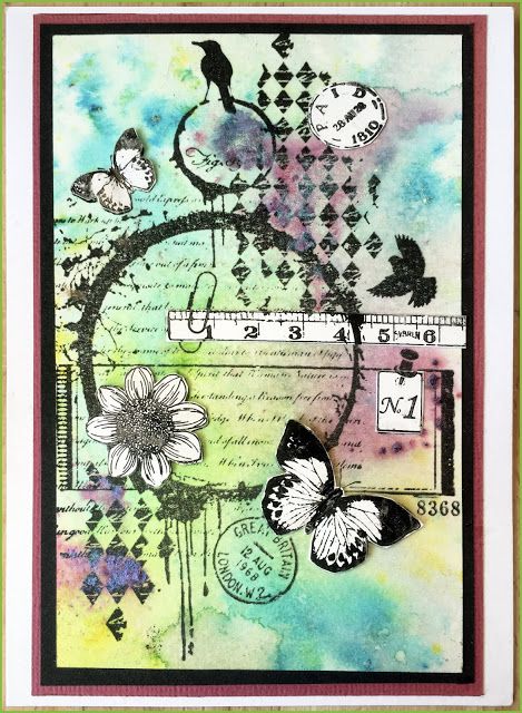 Crafty Individuals, Magnifying Glasses, Mixed Media Cards, Diy Journal Books, Mixed Media Tutorials, Oh Dear, Collage Ideas, Atc Cards, Arts Festival