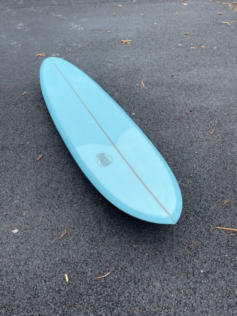 Surfboard , surf , planche de surf , blue tinted surfboard , single fin Blue Surfboard Aesthetic, Blue Surf Board, Blue Surfboard, Surf Boards, Surfboard Art, Surfboard Design, My Dream Came True, Longboards, Blue Marble