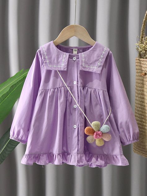 Frocks For Babies, Baby Gril, Frocks For Kids, Kids Dress Collection, Girls Dresses Diy, Designing Ideas, Kids Frocks Design