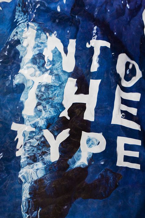 Underwater typography on Behance Wet Typography, Underwater Typography, Water Typography, Water Graphic Design, Underwater Design, Typography Instagram Story, Letter Tattoos, Experimental Typography, A Level Art Sketchbook