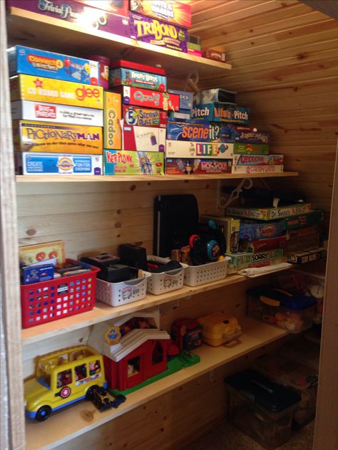 My granny closet second pic! Toy room and game storage using the wasted space under my stairs. Under The Stairs Shelving, Under Stair Organization, Game Closet Shelving, Under Stairs Storage Toys, Under The Stairs Toy Storage, Under Stairs Closet Organization Ideas, Under Stair Toy Storage, Under Stairs Organization Ideas, Under Stairs Toy Room