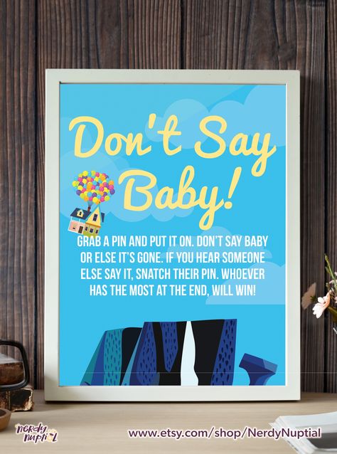 Seriously this is the hardest baby shower game. 🎈🏠️    #babyshowerinvite #babyshower #babyshowerballoons #babyshowerdecor #babyshowerideas #babyshowergames #2024baby #newborn #babyinvite #disneykid #disneyadult #pixar #up #babygame Up Baby Shower Ideas, Pixar Up Gender Reveal Theme, Pixar Up Themed Baby Shower Ideas, Baby Shower Ideas Disney, Up Theme Baby Shower Ideas, Disney Up Baby Shower Theme, Up Baby Shower Theme, Up Baby Shower, Disney Themed Baby Shower