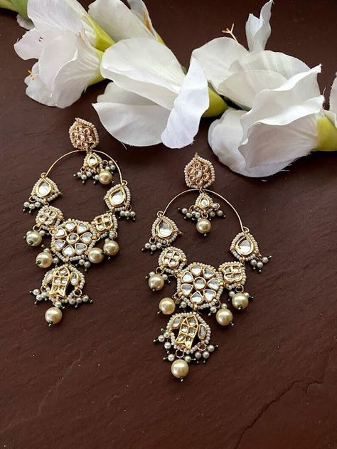 Diamond earrings indian