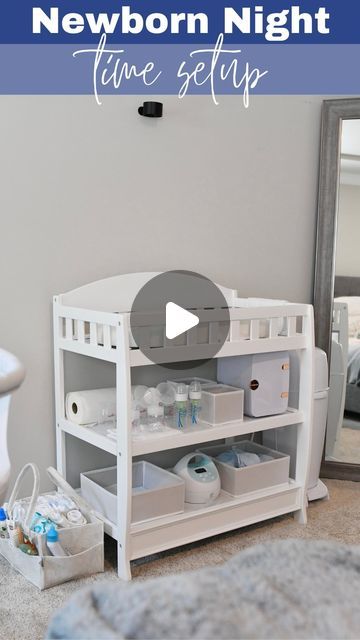 Catherine Grey on Instagram: "Night time newborn feeding / changing bedroom setup 🍼🩵🧸 Like this video + comment SHOP below for links to your DM! 

Since the baby is sleeping in our room for a while, I ordered this little changing table so I wouldn’t have to leave the bedroom for night time diaper changes. Love the storage too for all the bottles & pump parts that I go through each night! Newborn nights have definitely been an adjustment 😴 so doing anything I can do to make it easier on myself! 

https://liketk.it/4JIPs

#newborn #babygear #babygadgets #postpartum #bedroom #babymusthaves #firsttimemom" Bedside Set Up For Newborn, Bedside Newborn Station, Newborn Feeding, Baby Changing Table, Baby Gadgets, Bedroom Setup, Baby Bottles, Baby Feeding, Baby Products