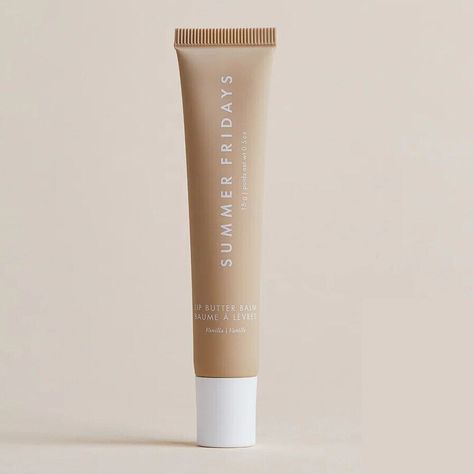 Shade: vanilla Summer Fridays Vanilla Lip Balm, Summer Friday Vanilla, Vanilla Summer Fridays, Lip Gloss Summer Fridays, Summer Fridays Lip Balm Vanilla, Vanilla Lip Gloss, Trending Beauty Products, Summer Fridays Lip Gloss, Beige Gifts