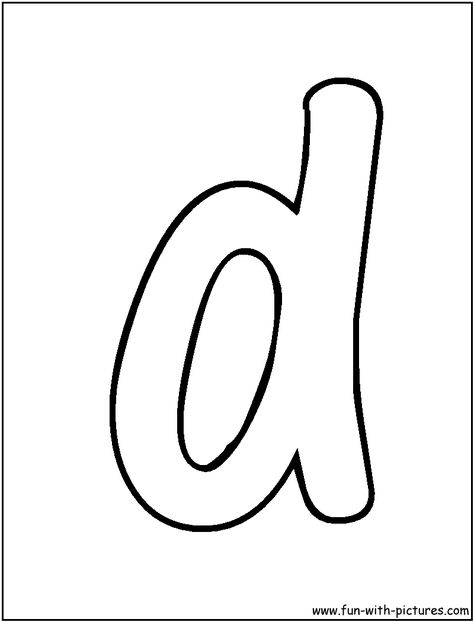 Bubble Letter D, Inside Out Coloring Pages, D And D, Monster Coloring Pages, Bubble Letter, Bubble Letters, Printable Letters, Letter D, Block Lettering