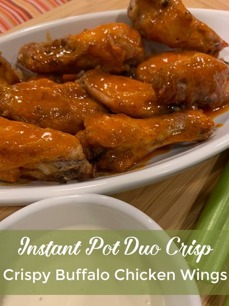 Crisp Chicken Wings, Instant Pot Wings, Wings From Frozen, Instapot Duo, Instant Pot Duo Crisp, Crisp Chicken, Crisp Recipes, Frozen Chicken Wings, Oven Top