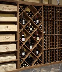 Restaurant Wine Display | Retail Wine Racks and Wine Shelves, Restaurant Wine Display Cabinetry