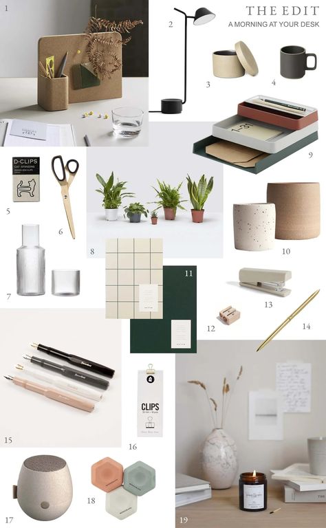 Work Desk Organization, Work Desk Decor, Minimal Desk, Smart Desk, Work Cubicle, Desk Styling, Work Office Decor, Minimalist Desk, Desk Inspiration