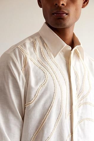 Embroidery Shirt Designs Men, Embroidery Shirts Mens, Shirt Embroidery Ideas For Men, Menswear Embroidery, Embroidery Designs For Men, Mens Embroidered Shirt, Hand Embroidery Shirt, Embroidery Shirt Men, Hand Embroidered Shirt