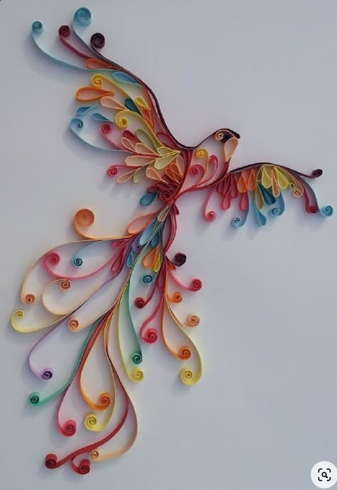 Diy Quilling Crafts, Arte Quilling, Quilling Animals, Quilling Pattern, Paper Quilling For Beginners, Christmas Tattoo, Origami And Quilling, Quilling Work, Art Quilling