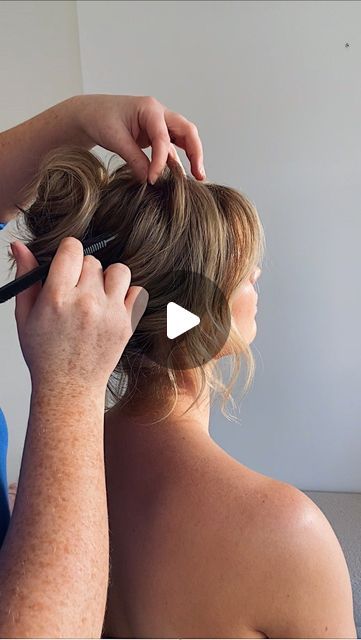 HANNAH TAYLOR on Instagram: "SAVE for later ❤️ I would love to know what you think to this super easy textured updo. I’m loving this look at the moment. The key is to get plenty of texture through the hair to begin with, I used @kykhaircare magic dust volume powder to make the hair so much easier to work with ❤️ Use my discount code HAN10 at checkout at @prostylinguk to save some money xx" Hannah Taylor, Textured Updo, Magic Dust, Save For Later, Hair Dos, Up Hairstyles, What You Think, Discount Code, Super Easy