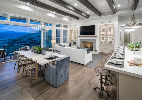 Toll Brothers at Denali Estates | The Evans Home Design Open Concept Great Room, Lake Minnetonka, Open Concept Home, Toll Brothers, Design Your Own Home, Design Your Home, City Living, Home Designs, Finishing Basement